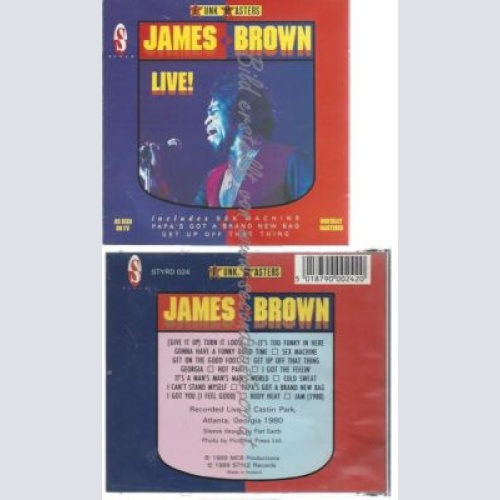 CD--    / JAMES BROWN  -    LIVE -BROWN, JAMES- - FUNK MASTERS