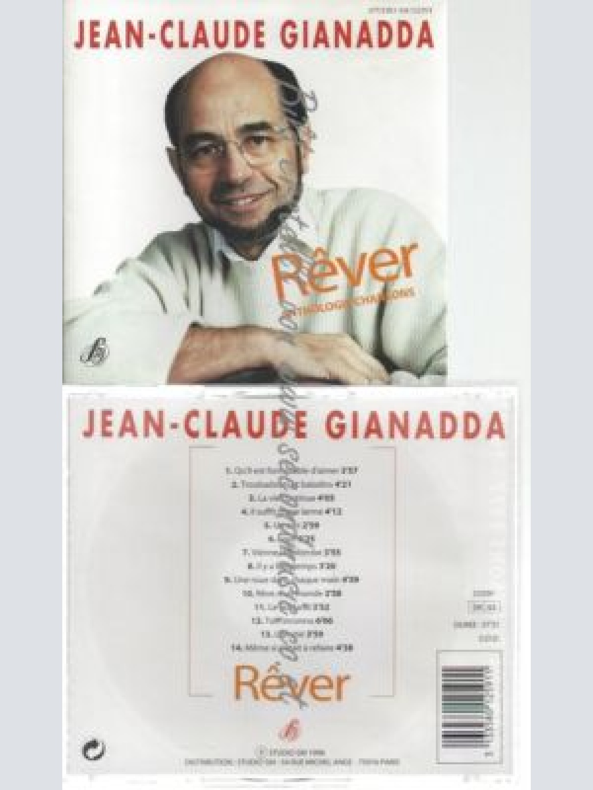 CD--Rever:Anthologie Chansons // Jean-Claude Gianadda