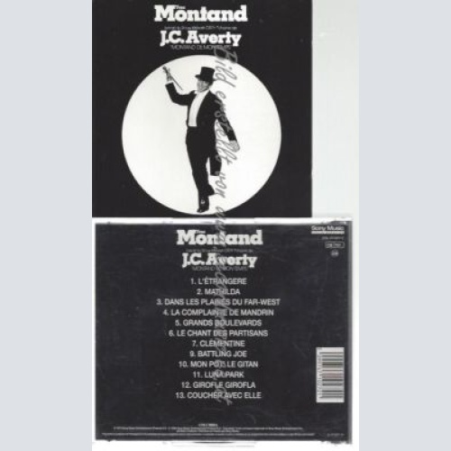 CD--YVES MONTAND--    MONTAND DE MON TEMPS -