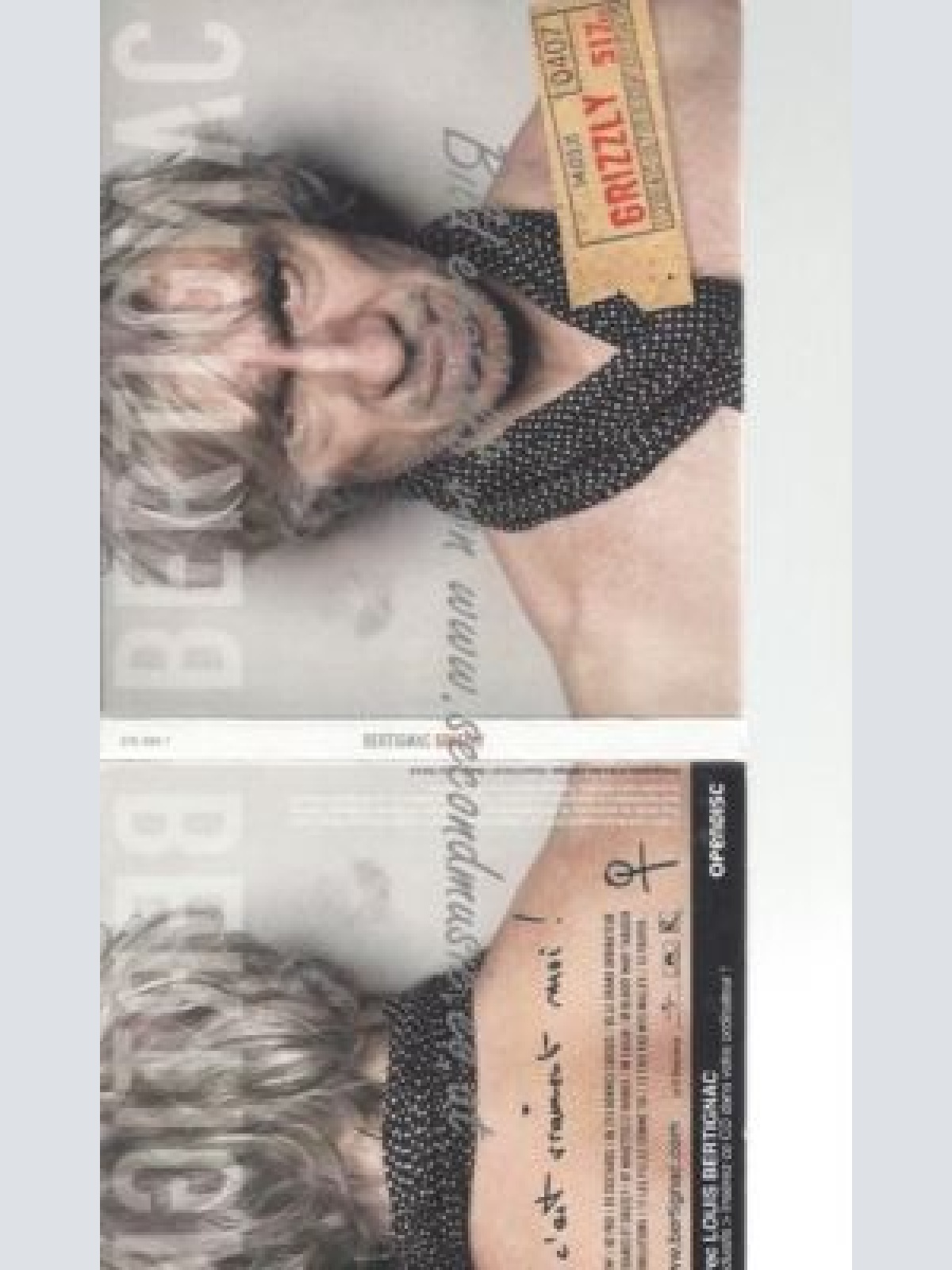 CD-- Louis Bertignac  Grizzly (Ça c'est vraiment moi!)