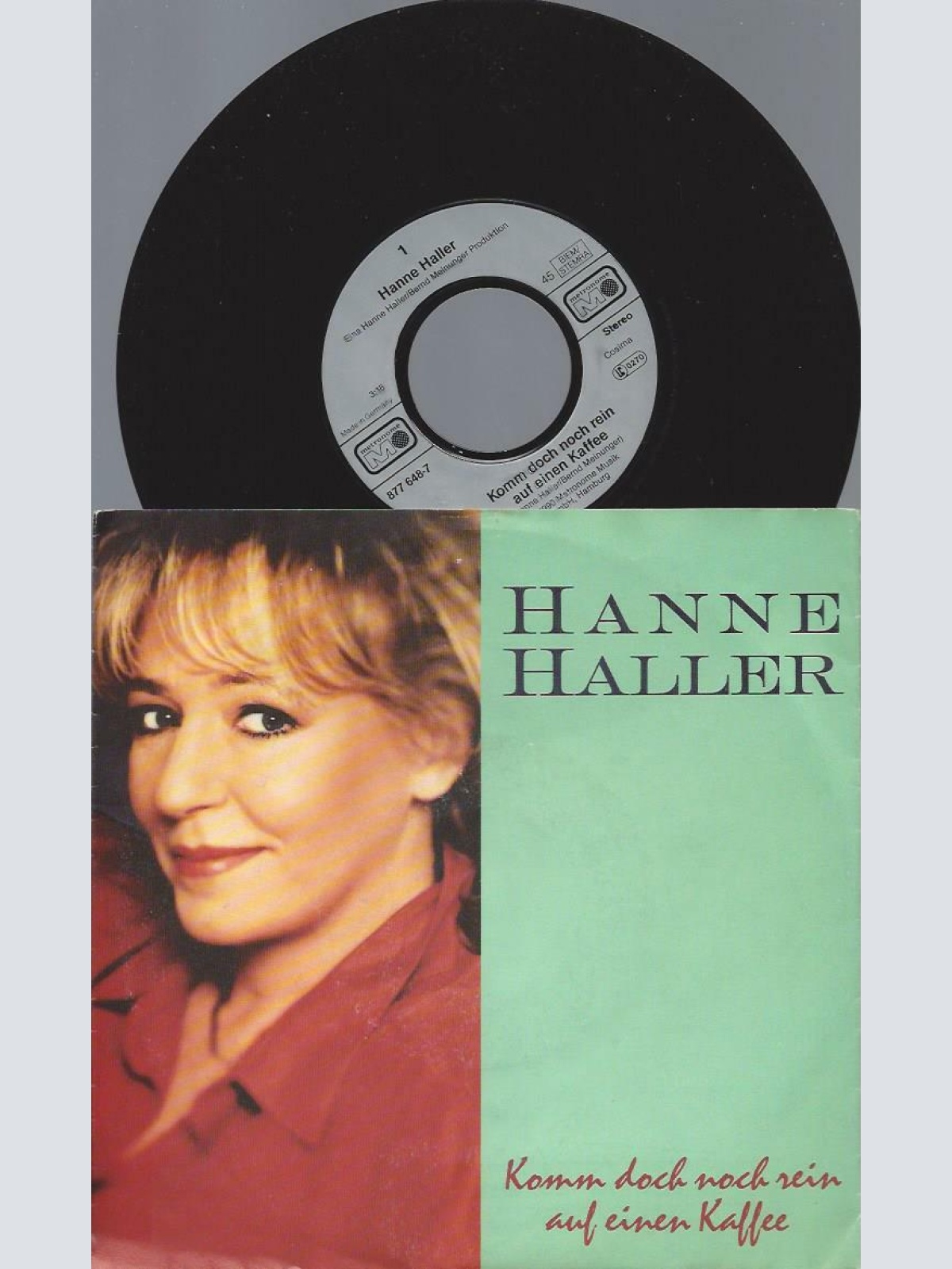 7"    Hanne Haller  Komm Doch Noch Rein Auf Einen Kaffee