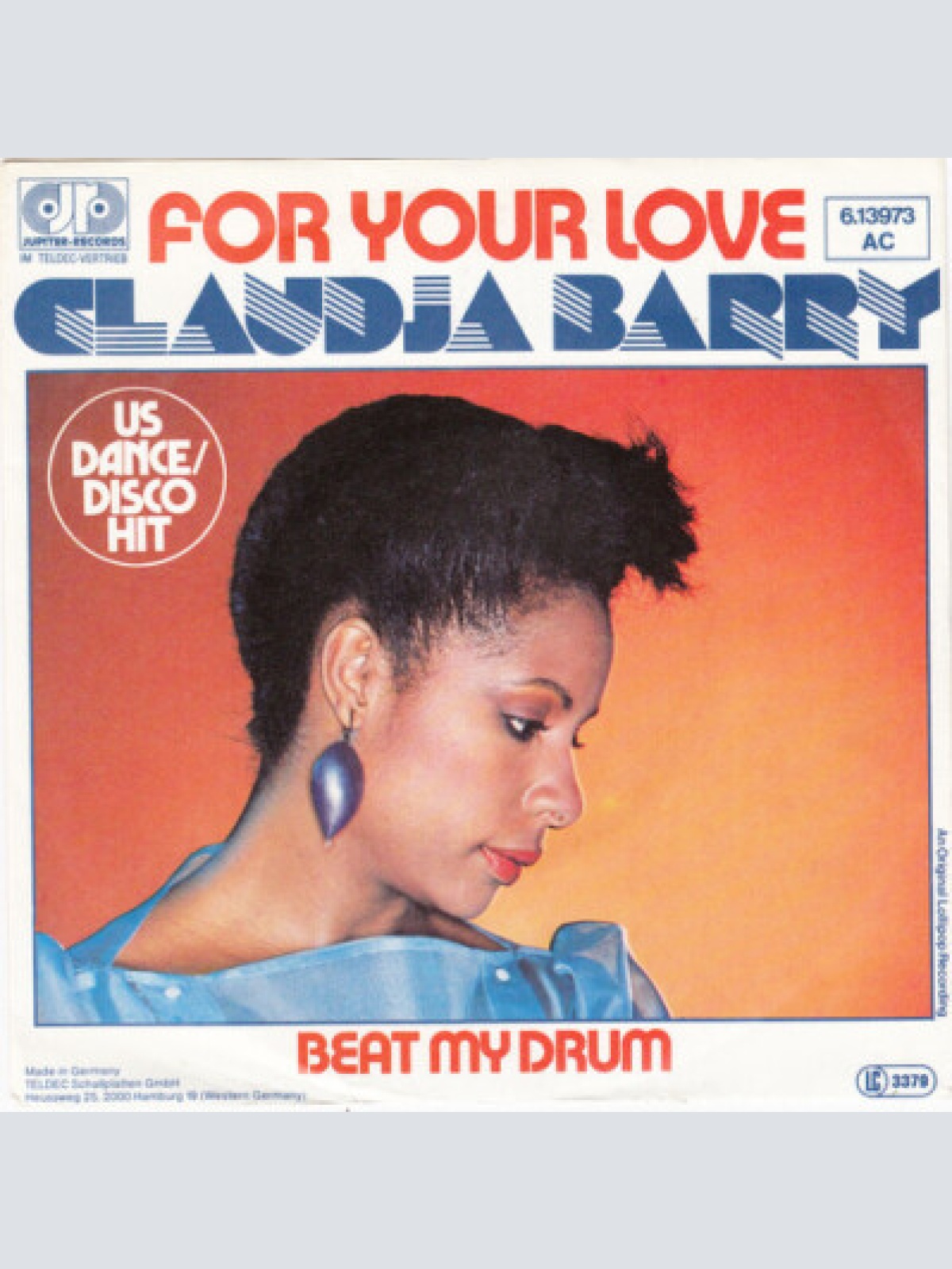 7", Single, Promo Claudja Barry - For Your Love