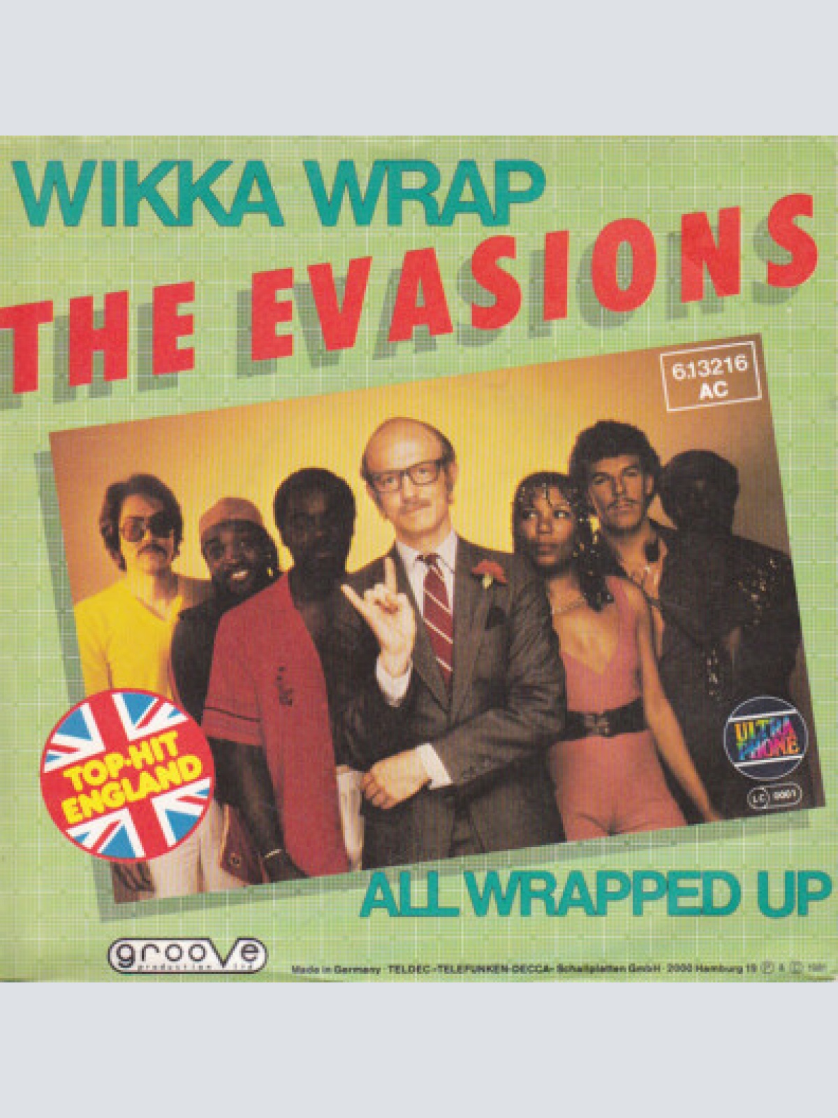 7", Single, Promo The Evasions - Wikka Wrap