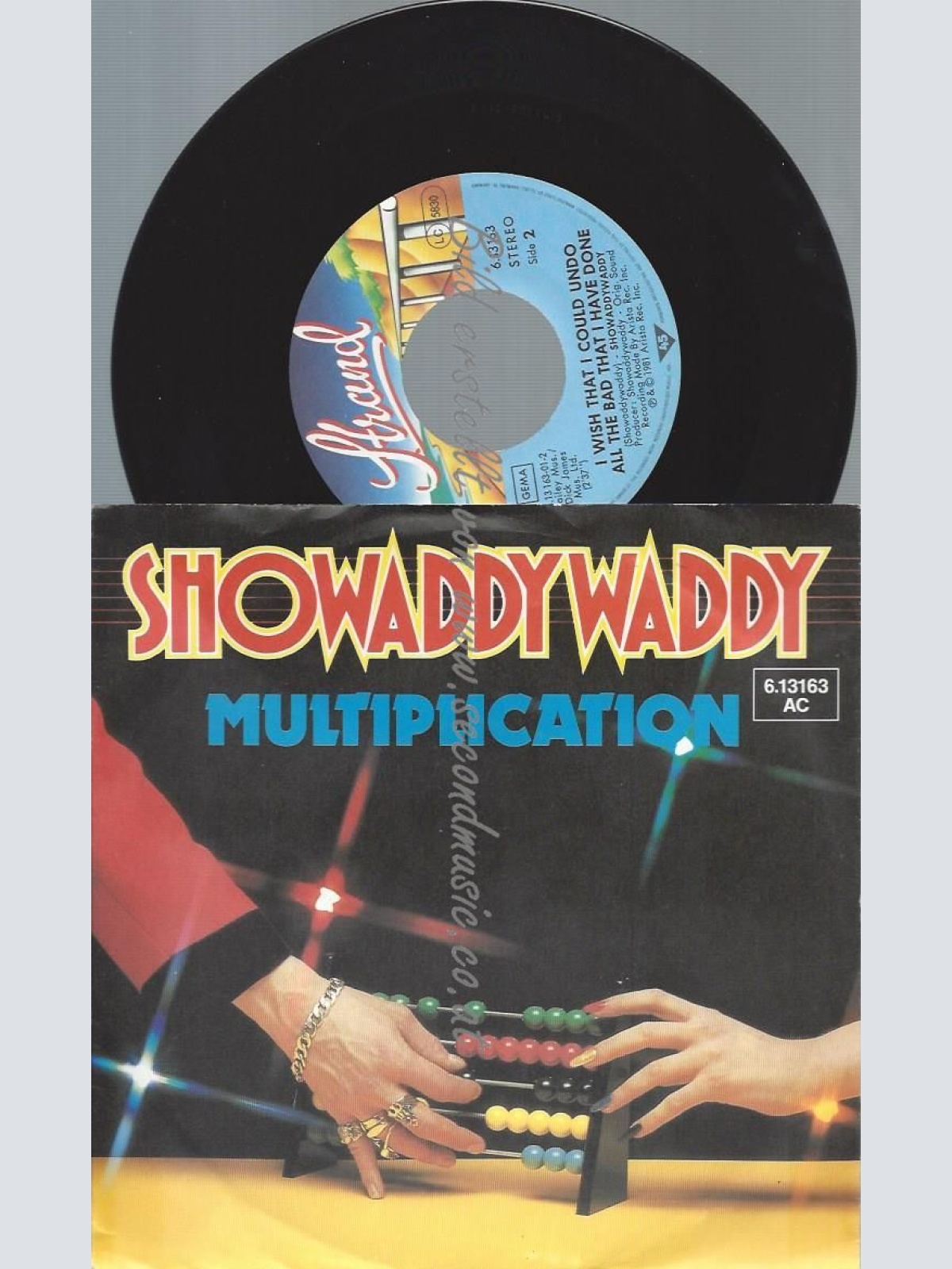 7"  Showaddywaddy – Multiplication  // PROMO COVER