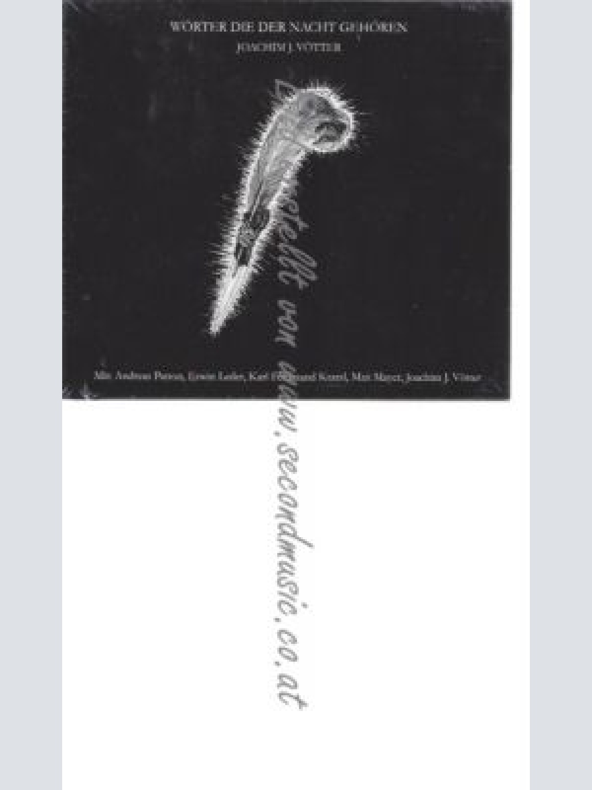 CD--JOACHIM J. VÖTTER   WÖRTER DIE DER NACHT GEHÖREN
