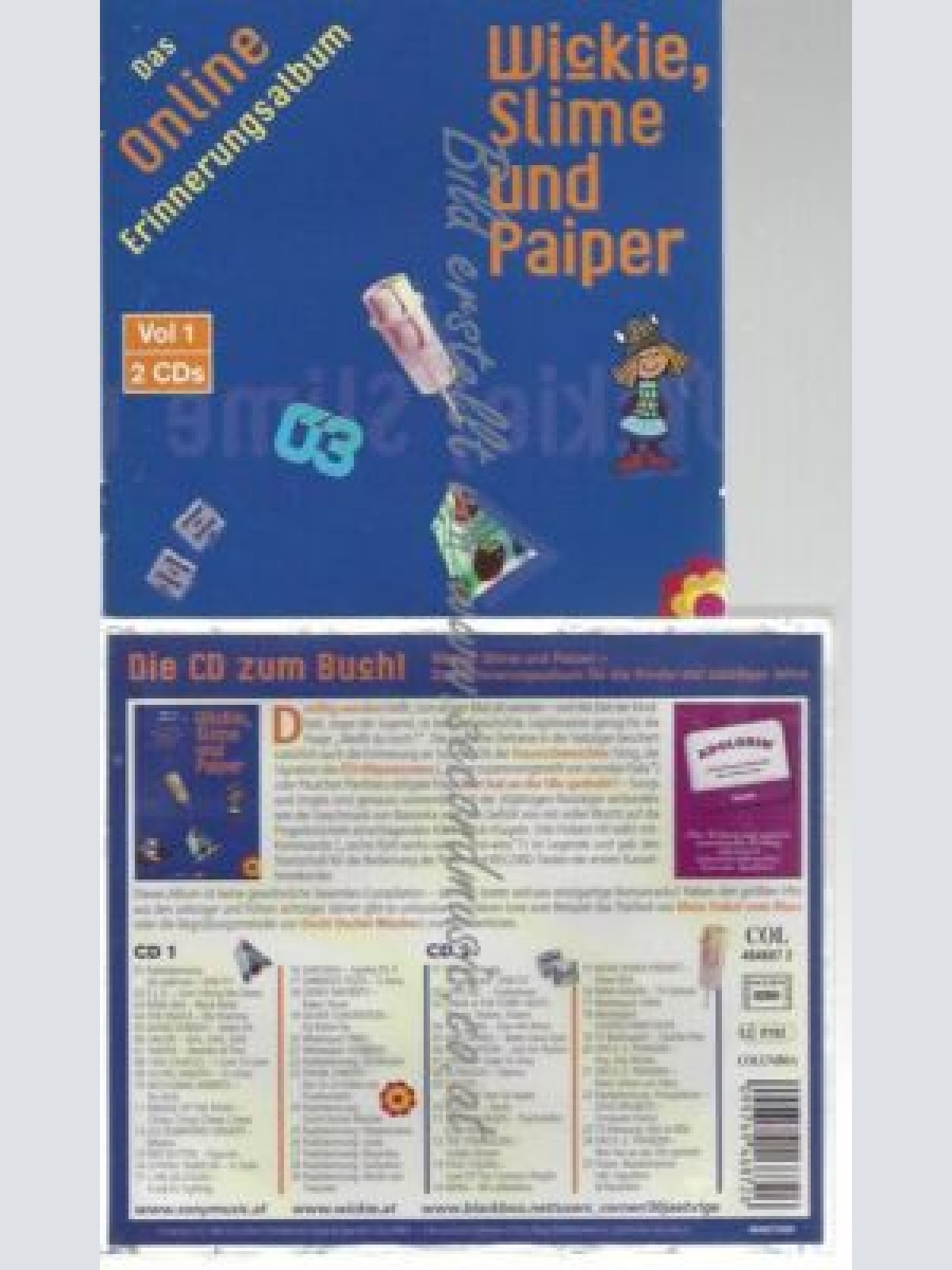 CD--VARIOUS--    WICKIE,SLIME UND PAIPER | DOPPEL-CD