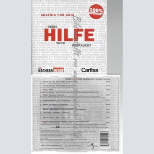 CD--AUSTRIA FOR ASIA--    DEINE HILFE WIRD GEBRAUCHT