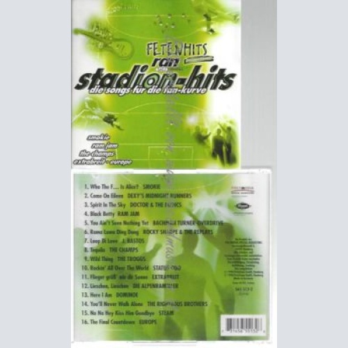 CD--EDICS,  FETENHITS-RAN PRÄSENTIERT STADION-HITS--