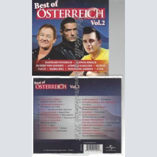 CD--DIVERSE POP--    BEST OF ÖSTERREICH VOL.    2