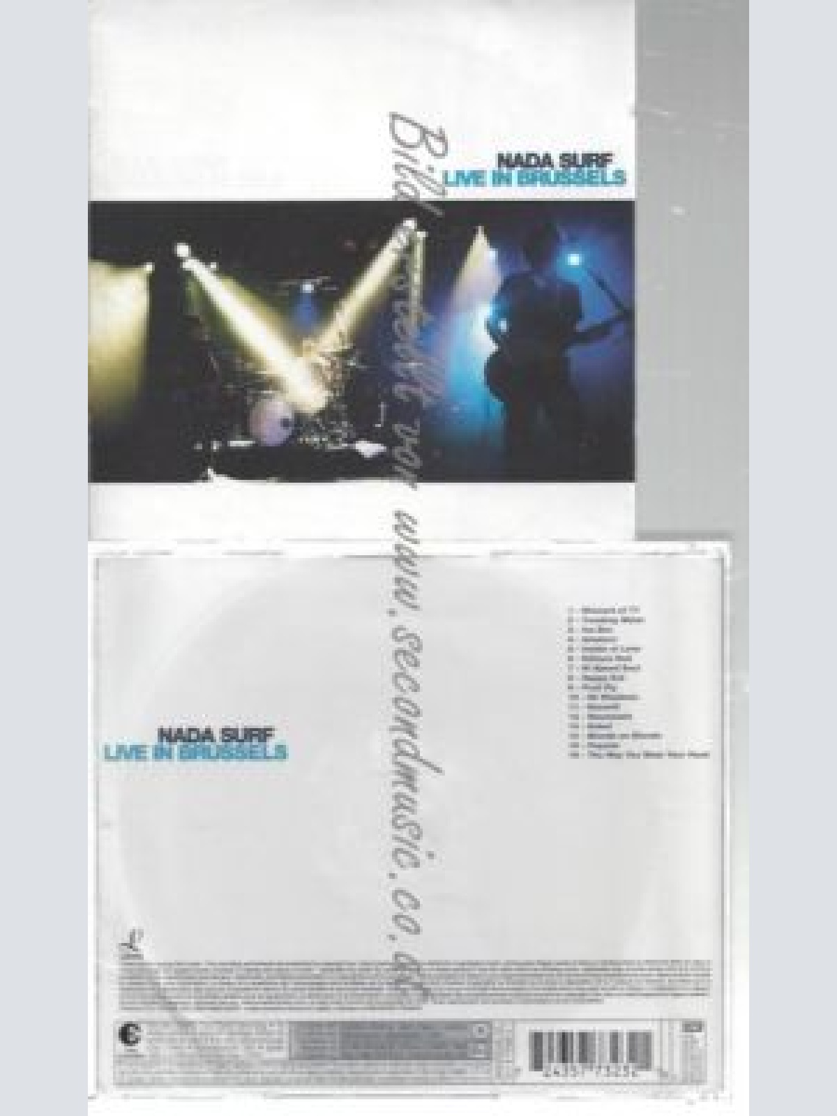 CD--NADA SURF--    LIVE IN BRUSSELS