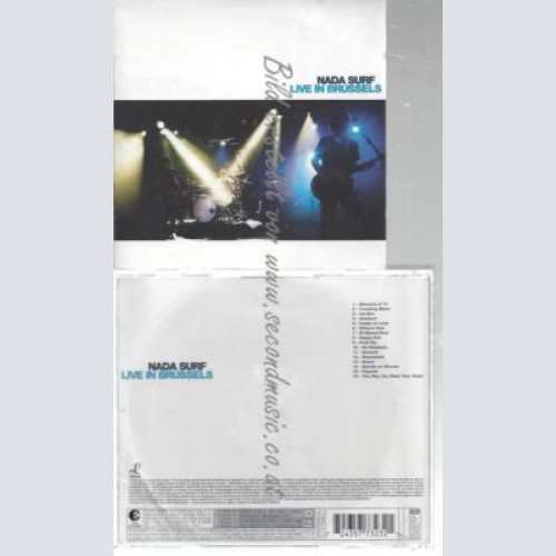 CD--NADA SURF--    LIVE IN BRUSSELS