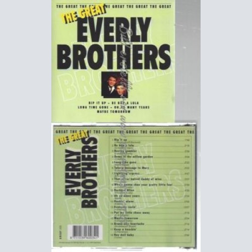 CD--EVERLY BROTHERS--    GREAT EVERLY BROTHERS,THE |