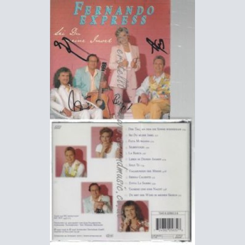 CD--FERNANDO EXPRESS-SEI DU MEINE INSEL   -MIT AUTOGRAMMEN