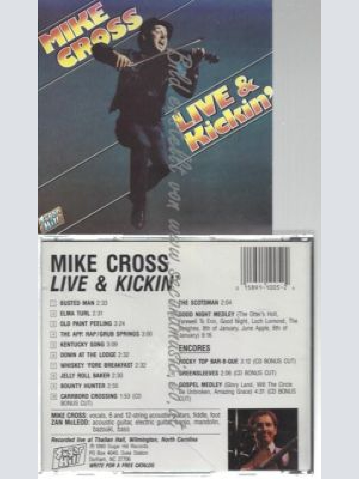 CD--MIKE CROSS--    LIVE AND KICKIN' -LIVE-