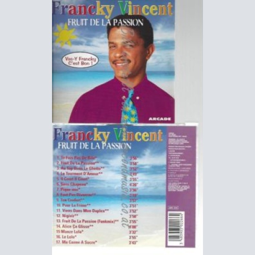 CD--FRANCKY VINCENT--    FRUIT DE LA PASSION