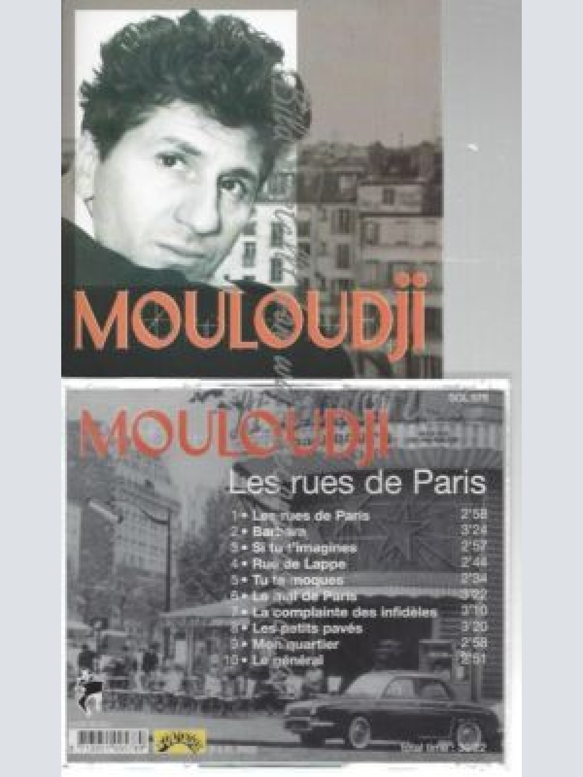 CD--MOULOUDJI--    LES RUES DE PARIS