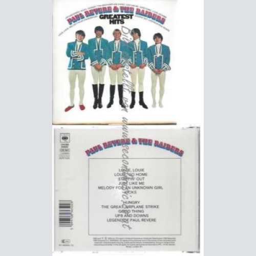 CD-- Paul Revere & The Raiders – Greatest Hits