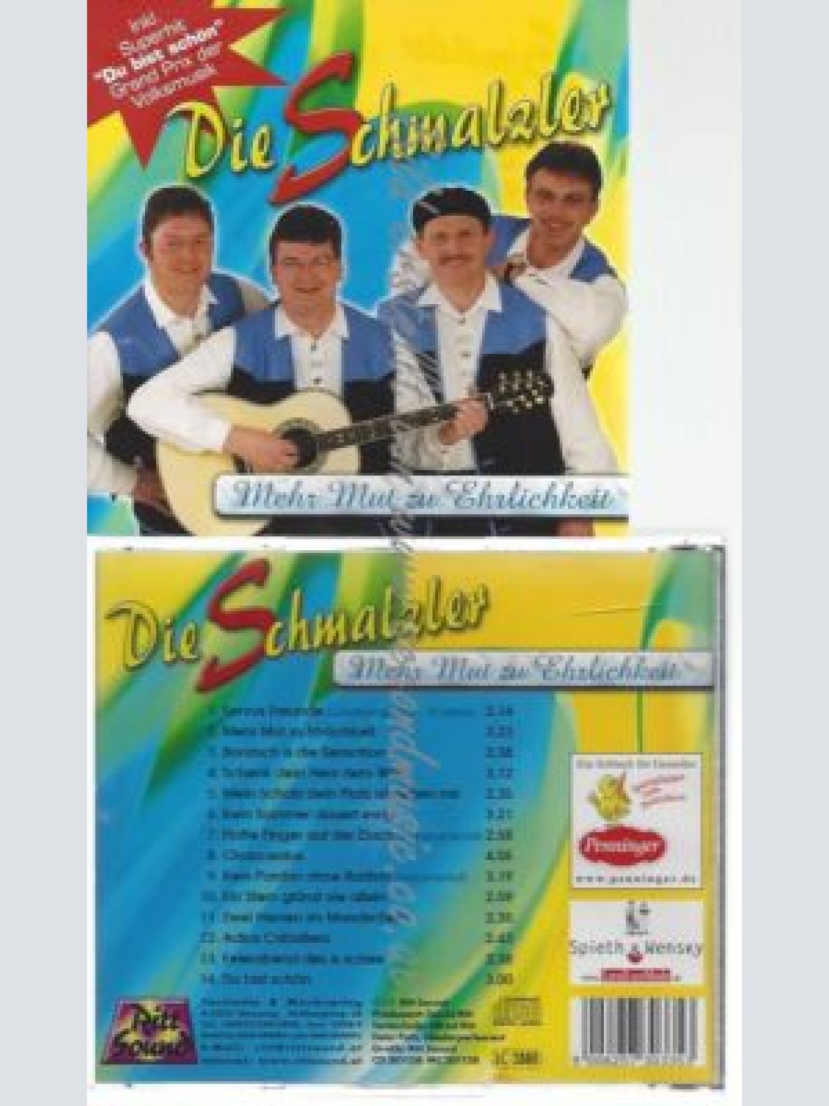 CD--SCHMALZLER,DIE--    MEHR MUT ZUR EHRLICHKEIT