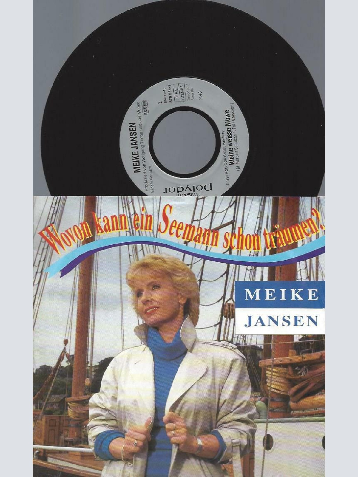 7" Meike Jansen – Wovon Kann Ein Seemann Schon Träumen