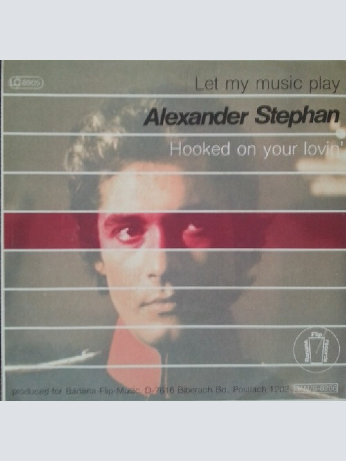 7" Alexander Stephan - Let My Music Play / Hooked On Your Lovin'