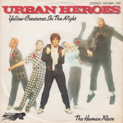 7", Single Urban Heroes - Yellow Creatures In The Night
