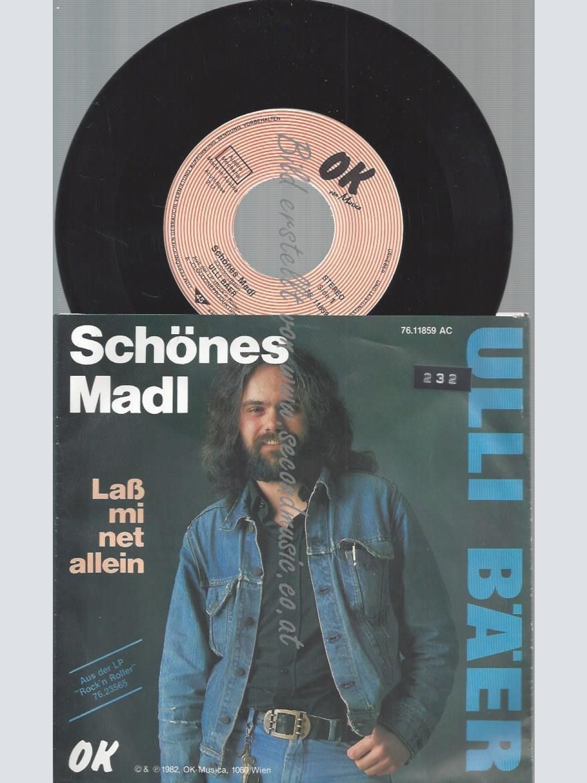 7" ULLI BÄER SCHÖNES MADL