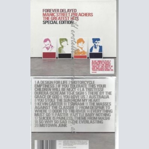 CD--MANIC STREET PREACHERS--    FOREVER DELAYED [CLEAN]