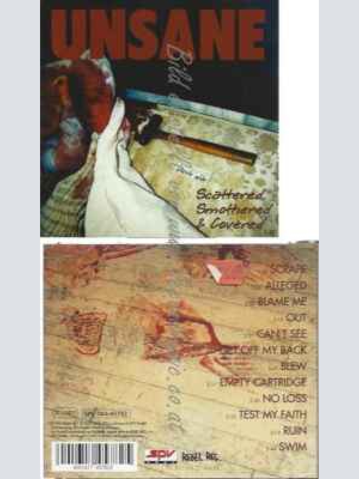 CD--UNSANE | --SCATTERRED SMOTHERED & COVERED