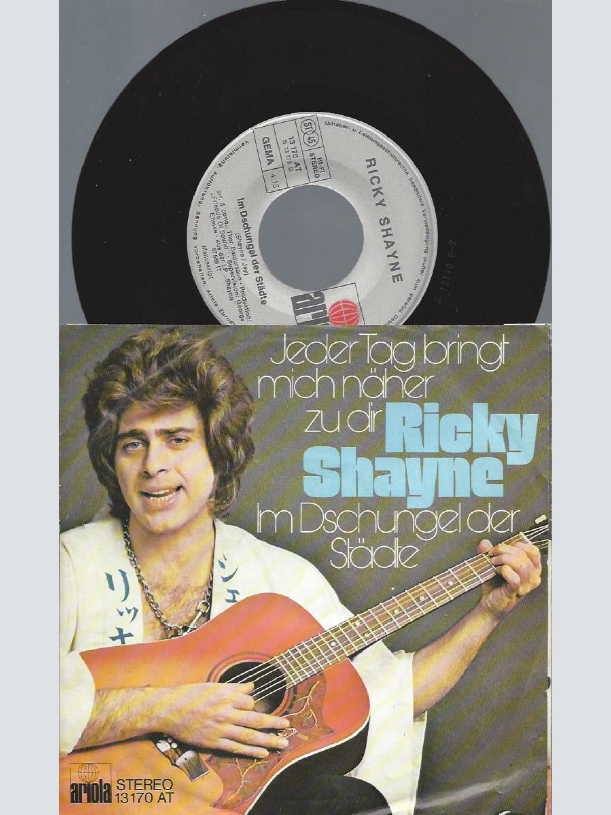 7"   Ricky Shayne – Jeder Tag Bringt Mich Näher Zu Dir