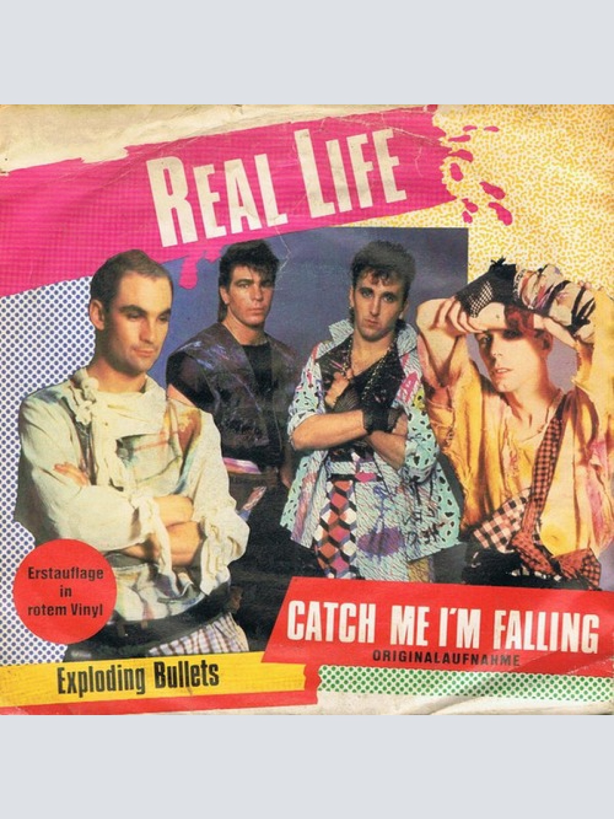 7", Single, Red Real Life - Catch Me I'm Falling