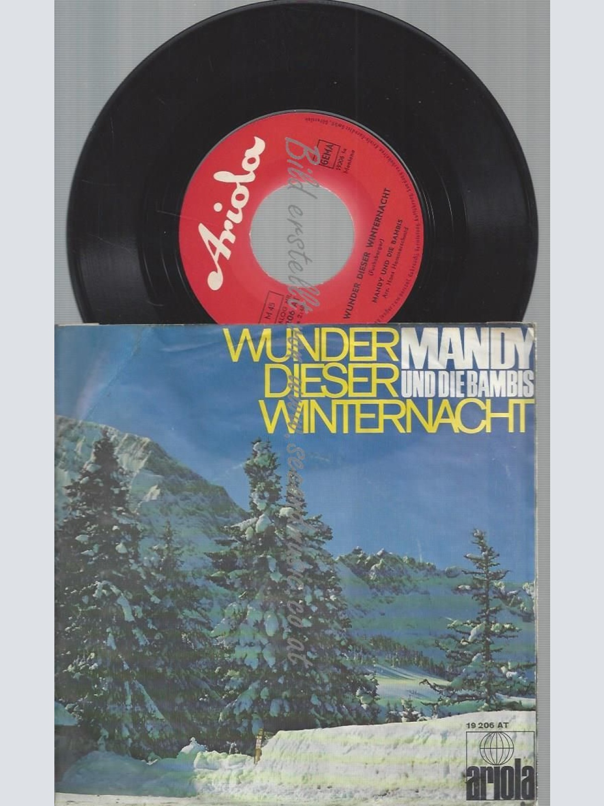 7"  MANDY UND DIE BAMBIS WUNDER DIESER WINTERNACHT // WER