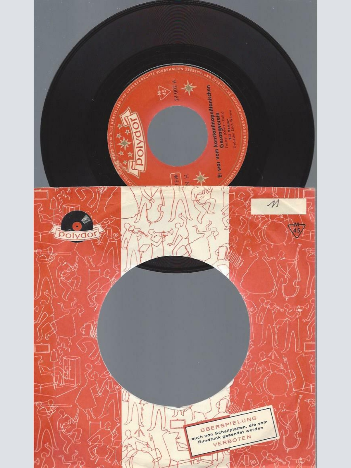 7"  Bill Ramsey es war vom konstantinopelitanischen gesangverein