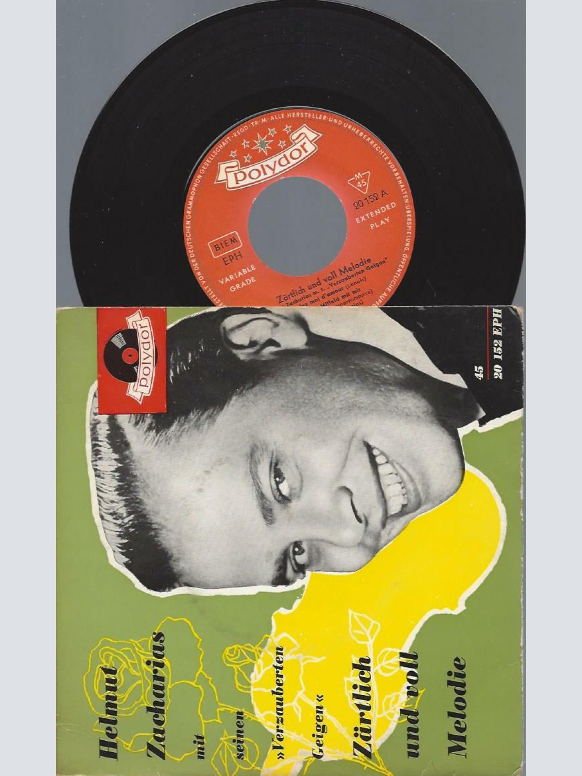 7"   Helmut Zacharias    Zärtlich Und Voll Melodie