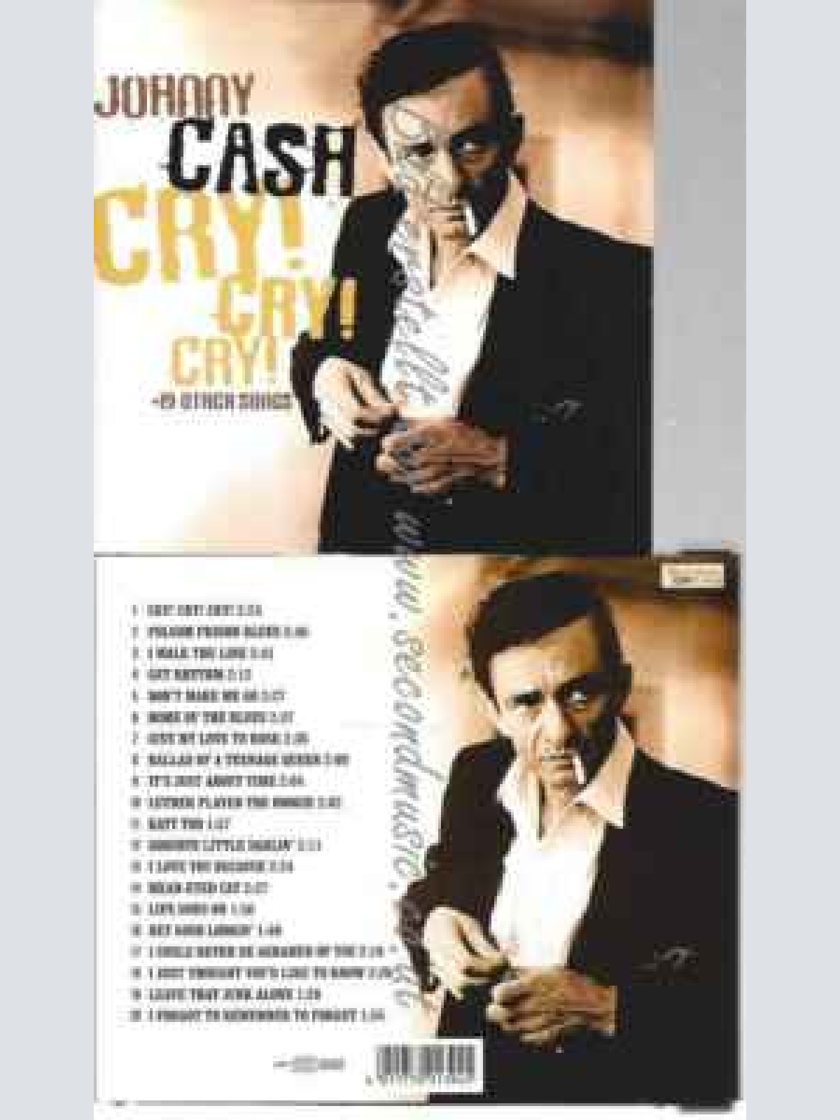 CD--JOHNNY CASH | --CRY! CRY! CRY!