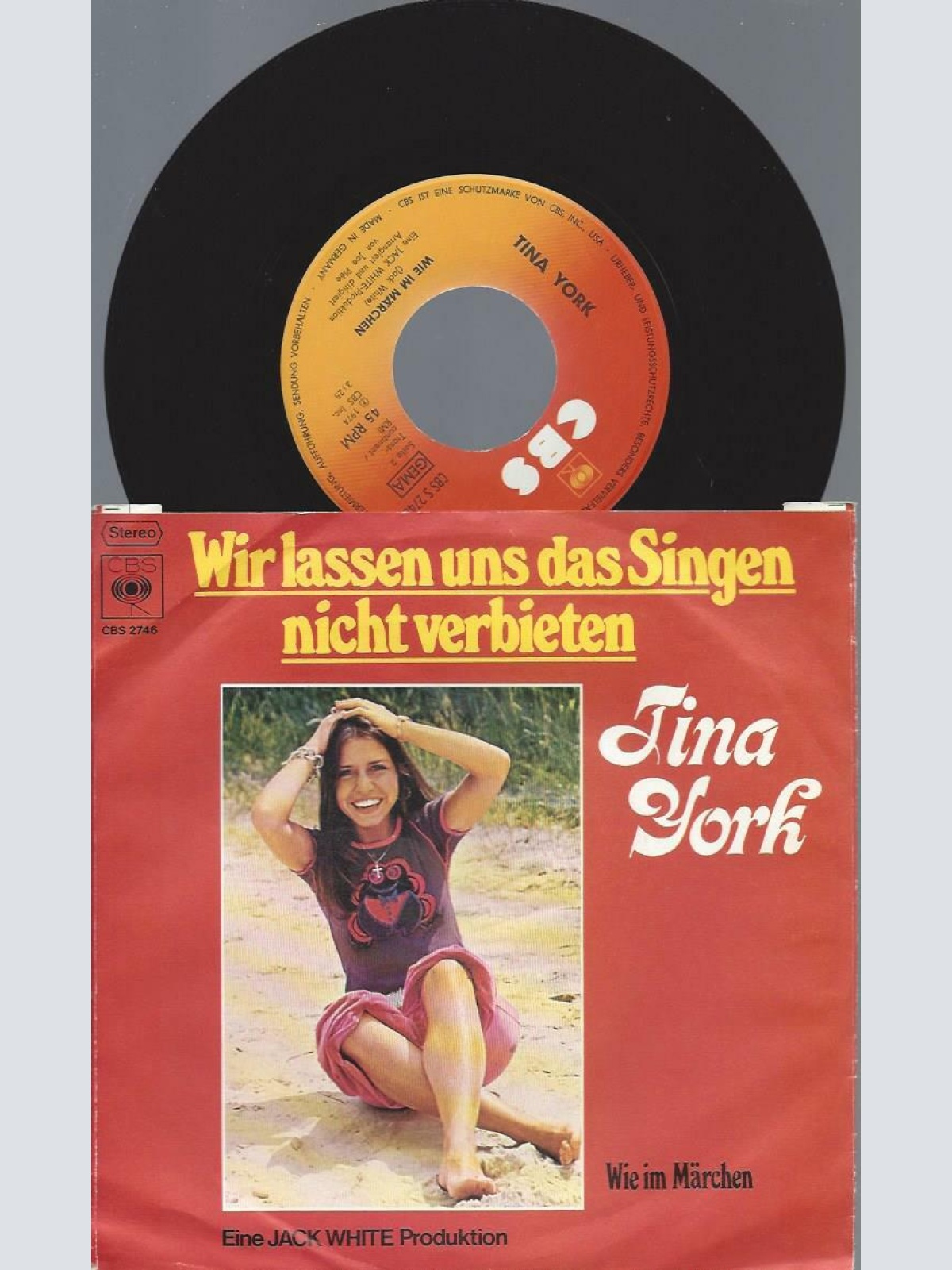 7"   Tina York  Wir Lassen Uns Das Singen Nicht Verbieten