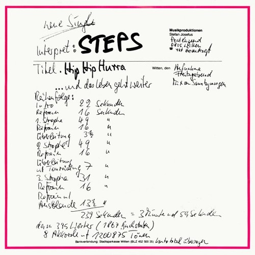 7", Single Steps* - Hip Hip Hurra ...Und Das Leben Geht Weiter