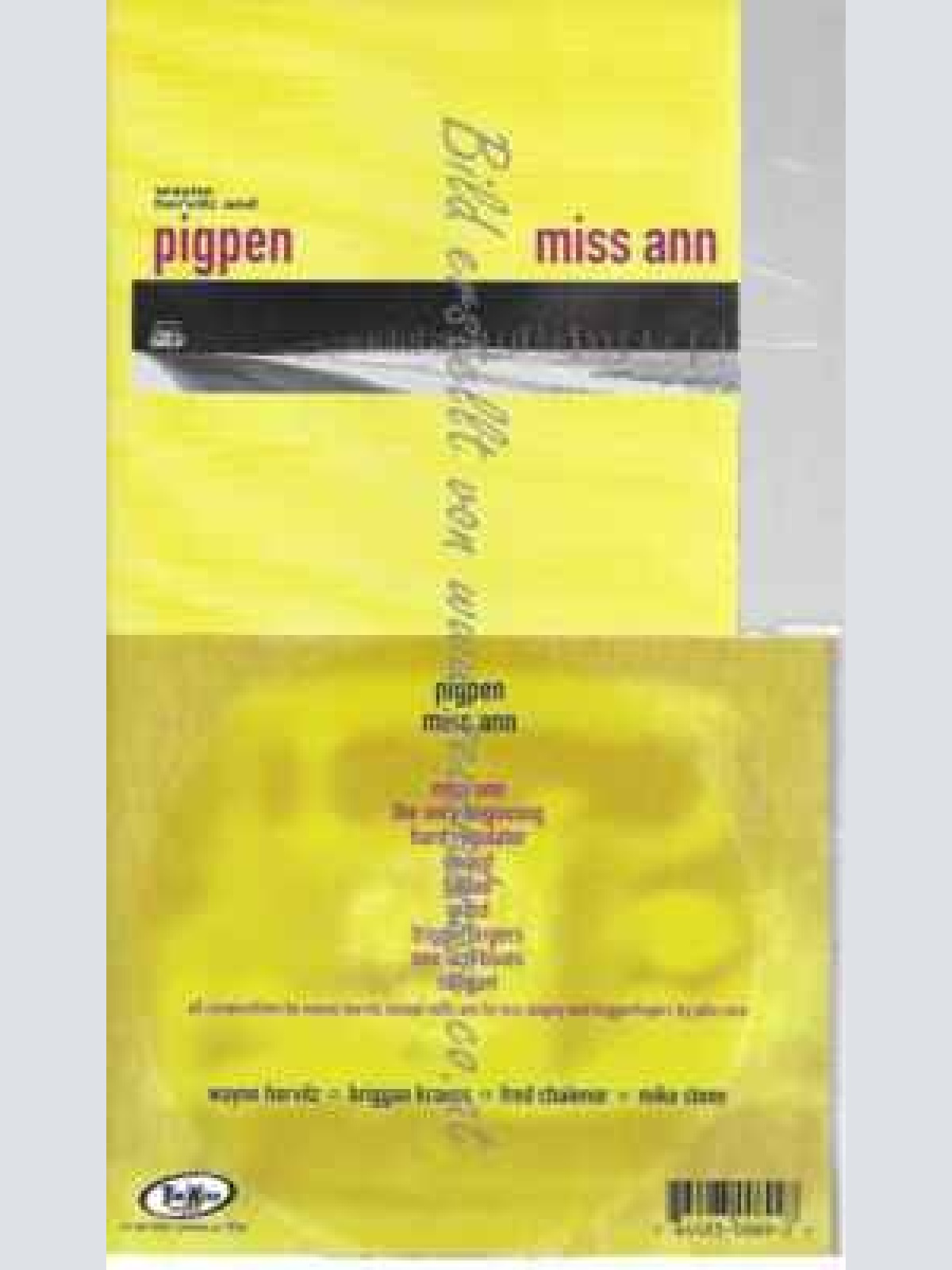 CD--PIGPEN UND WAYNE HORVITZ | --MISS ANN