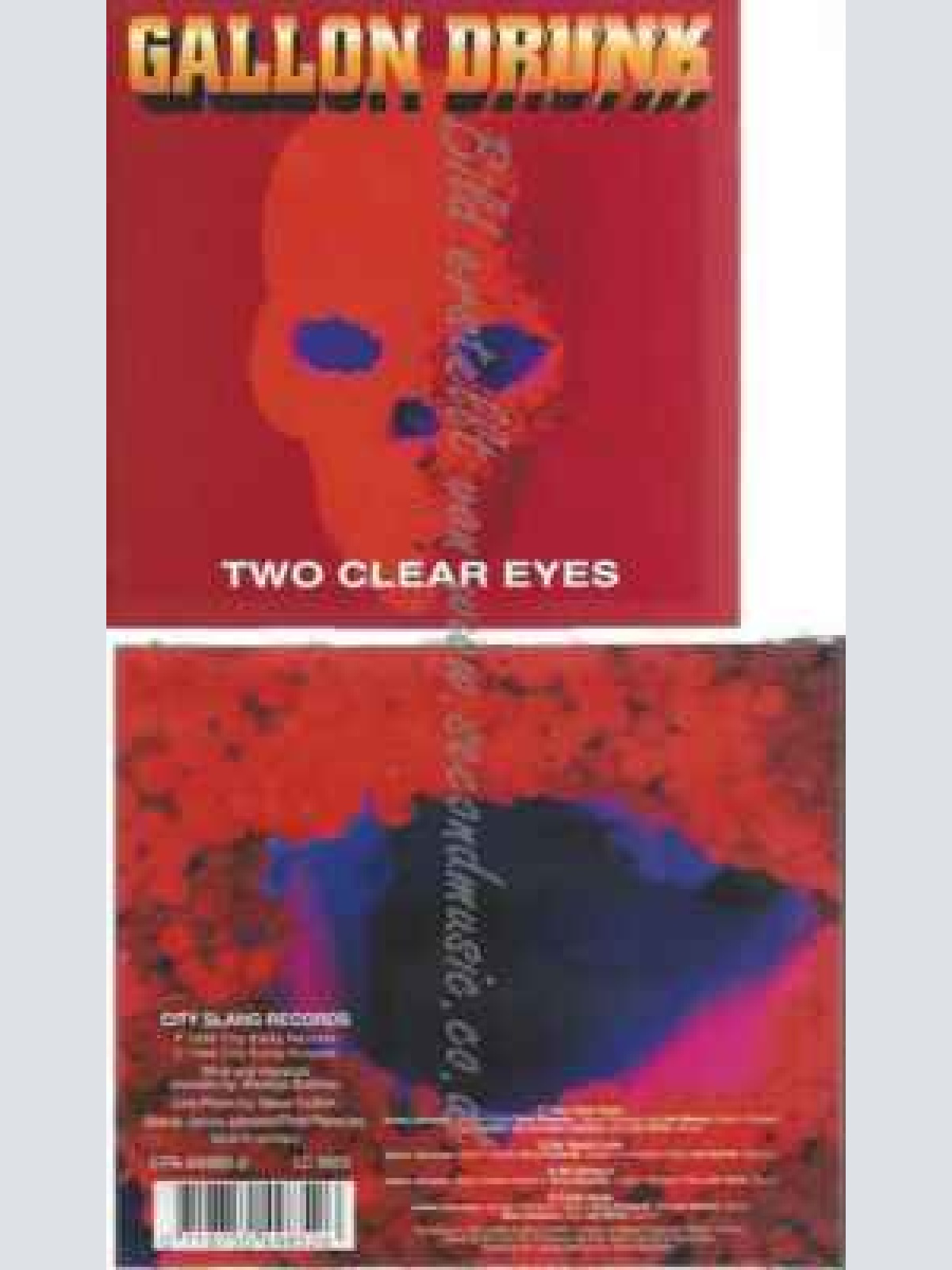 CD--GALLON DRUNK | --TWO CLEAR EYES