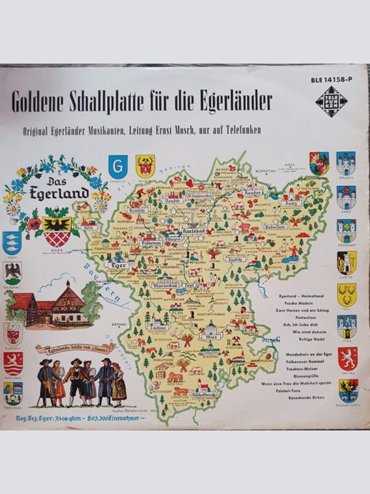 LP, Mono Original Egerländer Musikanten Leitung Ernst Mosch* - Goldene Schall...