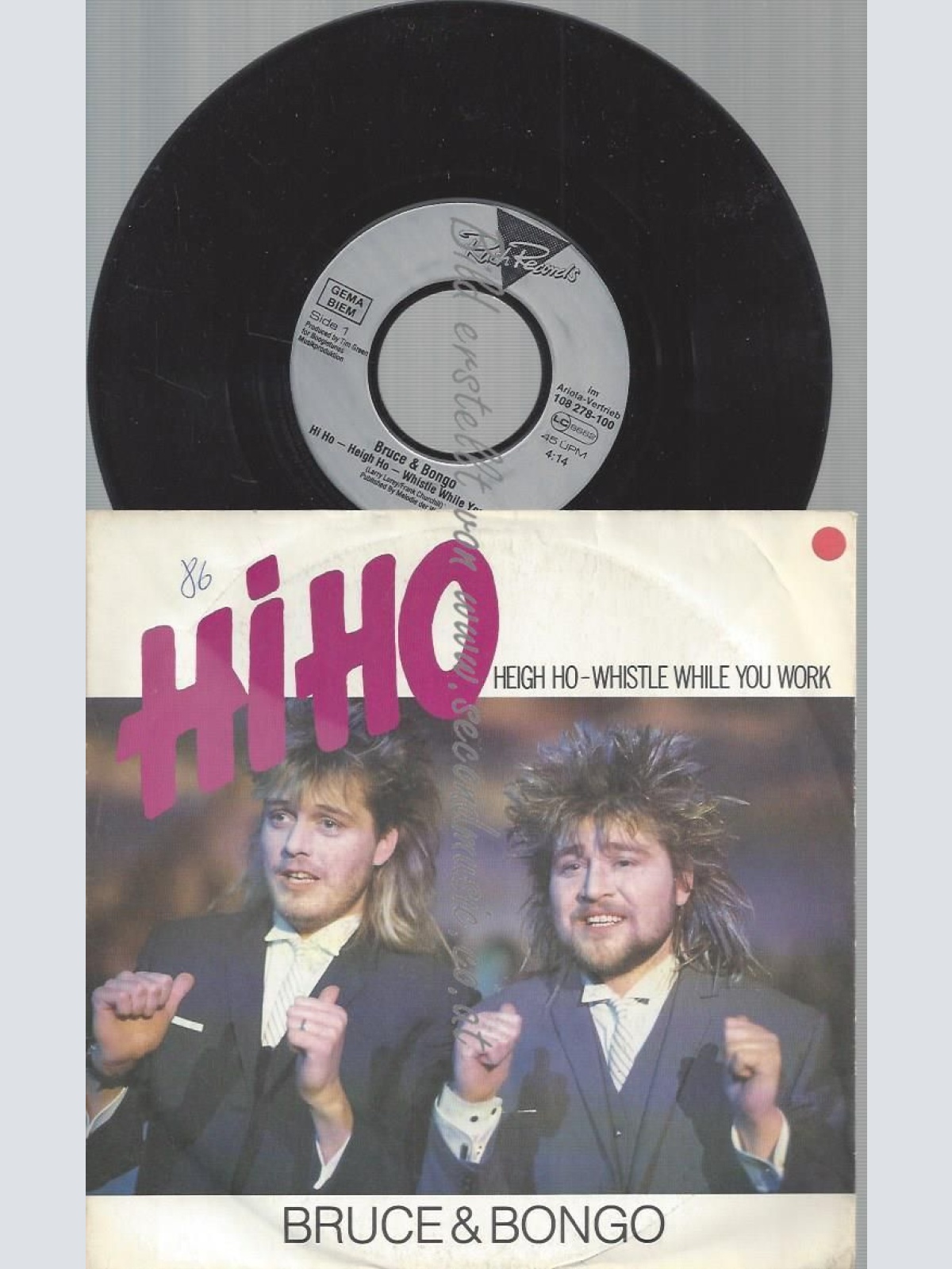 7" BRUCE & BONGO HIHO