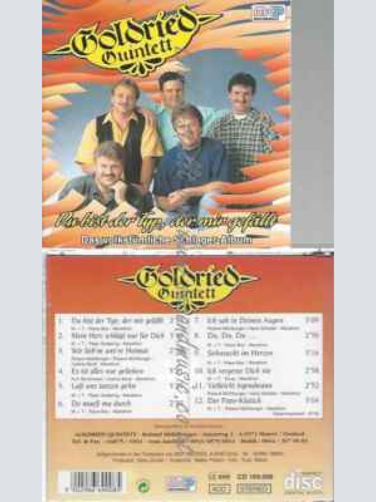 CD--GOLDRIED QUINTETT--  - DU BIST DER TYP, DER MIR GEFÄLLT