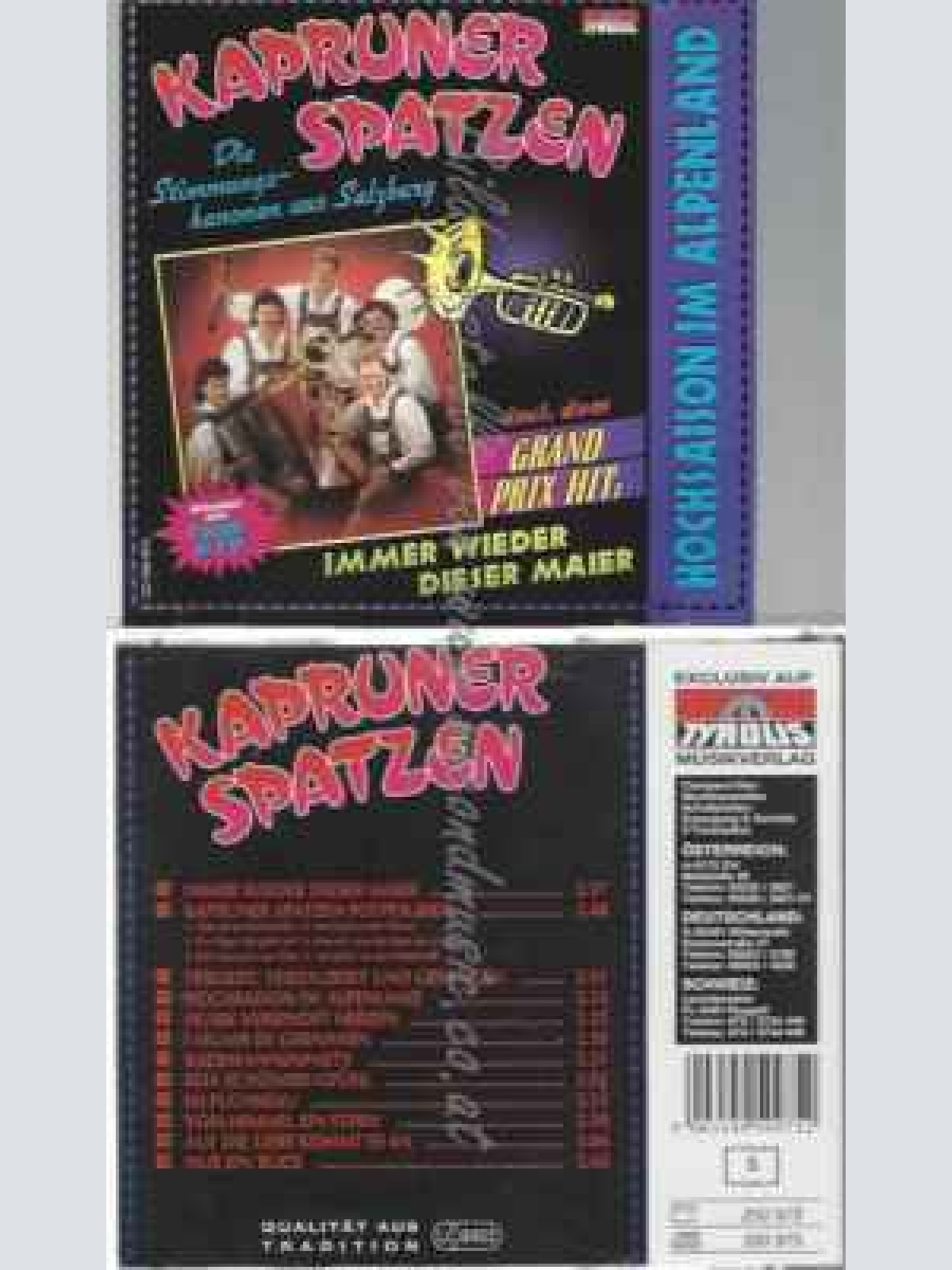 CD--KAPRUNER SPATZEN | --HOCHSAISON IM ALPENLAND