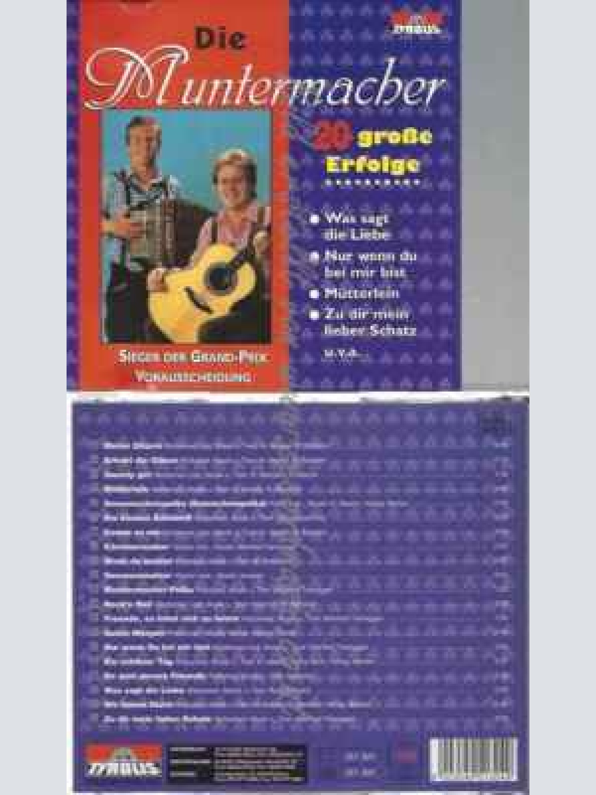 CD--MUNTERMACHER | -- 20 GROSSE ERFOLGE