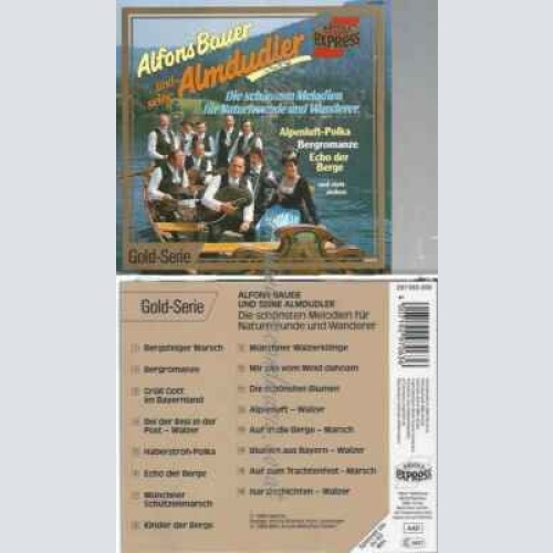 CD--ALFONS BAUER -DIE SCHÖNSTEN MELODIEN FÜR NATURFREUNDE