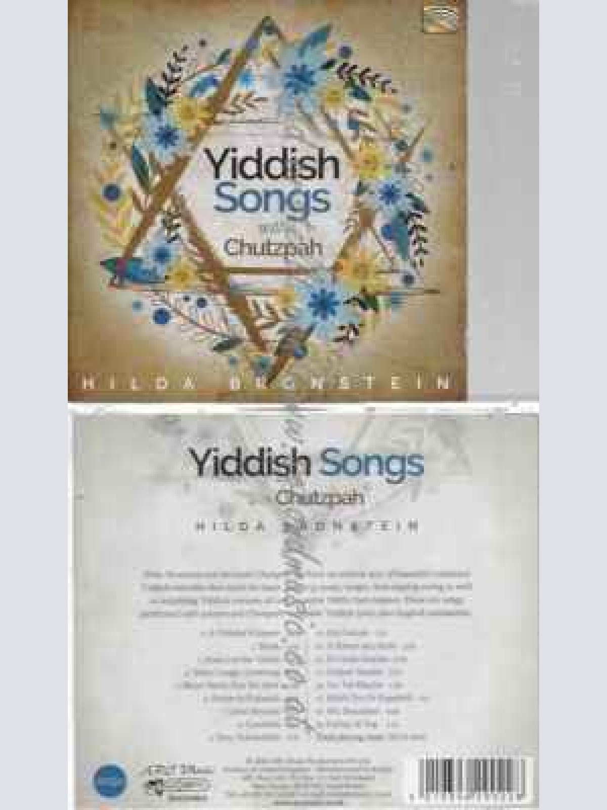 CD--BRONSTEIN,HILDA, CHUTZPAH, ET AL. | --YIDDISH SONGS WITH CHUTZPAH