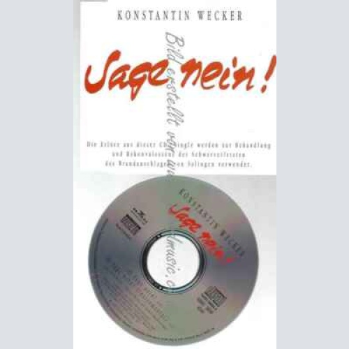 CD--KONSTANTIN WECKER--SAGE NEIN (INCL. INSTR.)