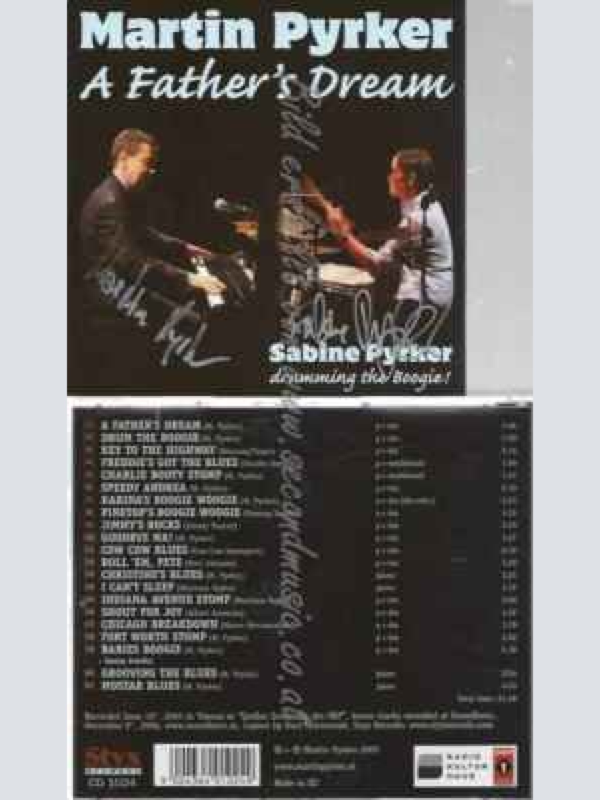 CD--PYRKER,MARTIN UND PYRKER MARTIN & SABINE--A FATHER'S DREAM / Signed