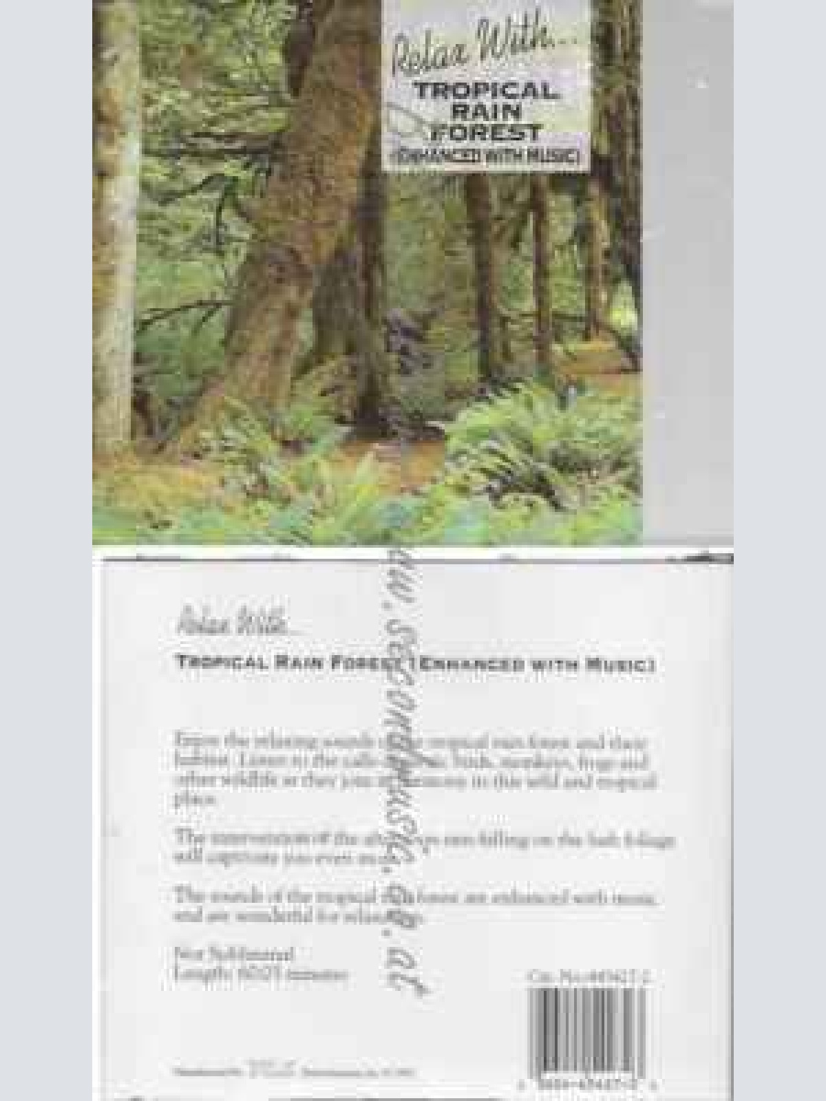 CD-- /RELAXATION COMPILATION--RELAX WITH TROPICAL RAIN FOREST