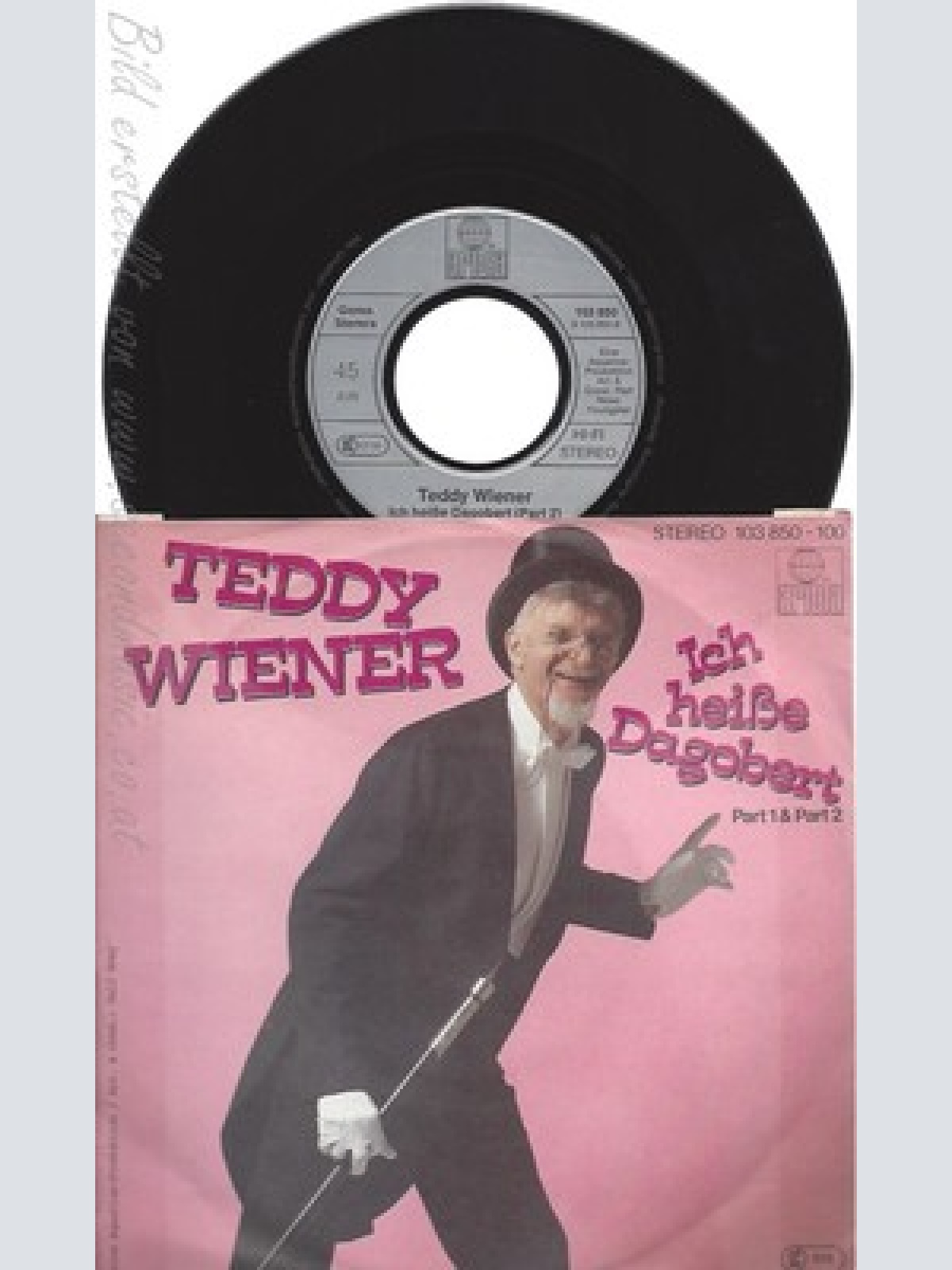 7" TEDDY WIENER--ICH HEIßE DAGOBERT--