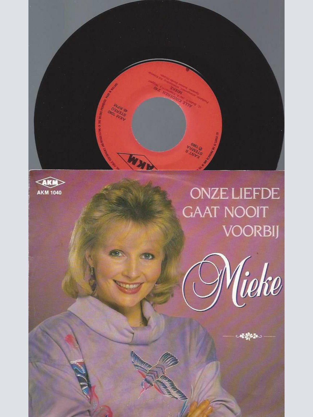 7" Mieke – Onze Liefde Gaat Nooit Voorbij
